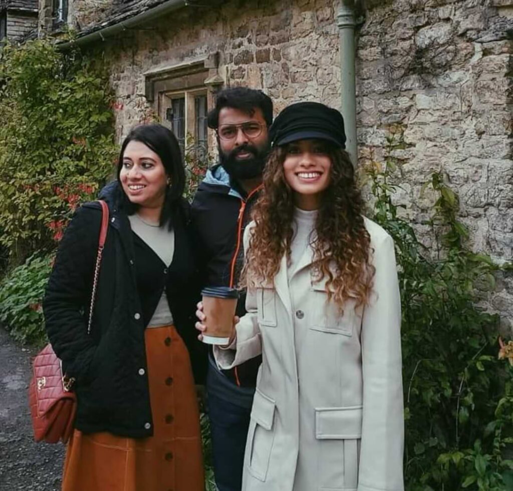 Santhosh narayanan with family on Trip