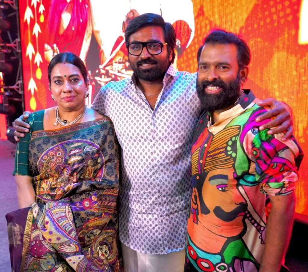 santhosh narayanan with wife