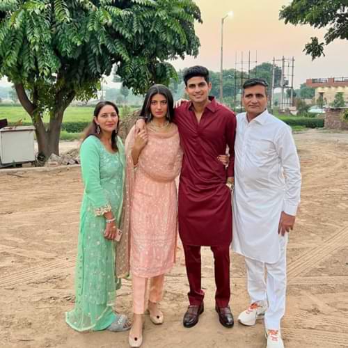 Shubman Gill Family 