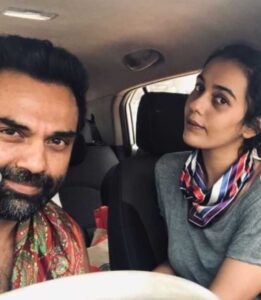 Abhay With Saireena Mamik